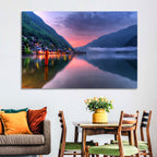 Hallstatt Mountain Village Wall Art