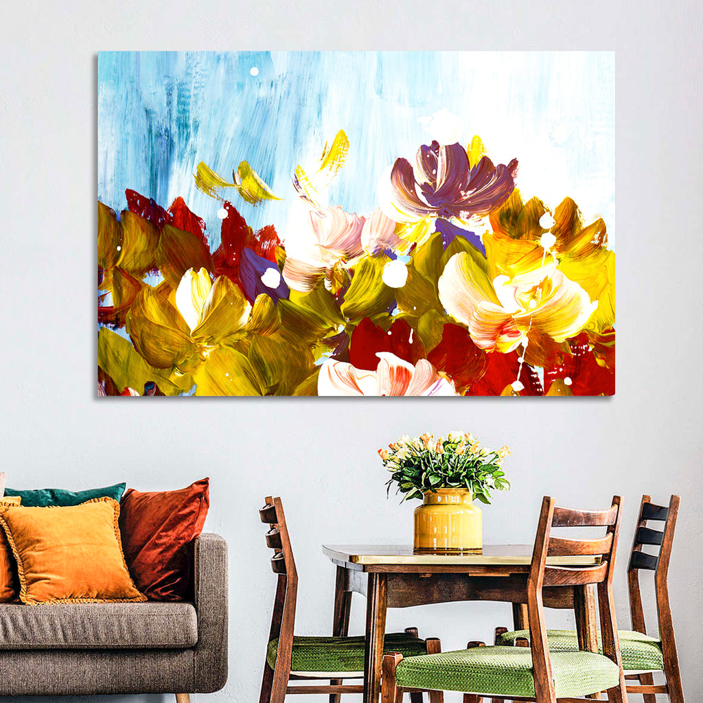 Impasto Floral Garden Wall Art