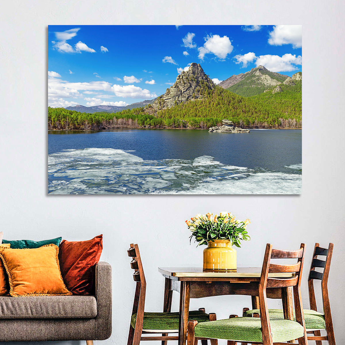 Burabay Lake Zhumbaktas Wall Art in a room, landscape