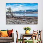 Winter Washoe Lake Morning Wall Art