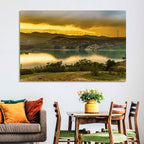 Andalucia Wind Farm at Golden Hour Wall Art