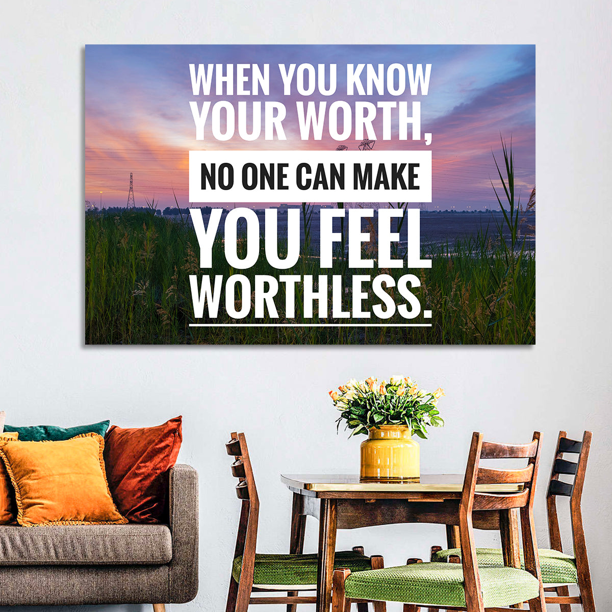 When You Know Your Worth Wall Art