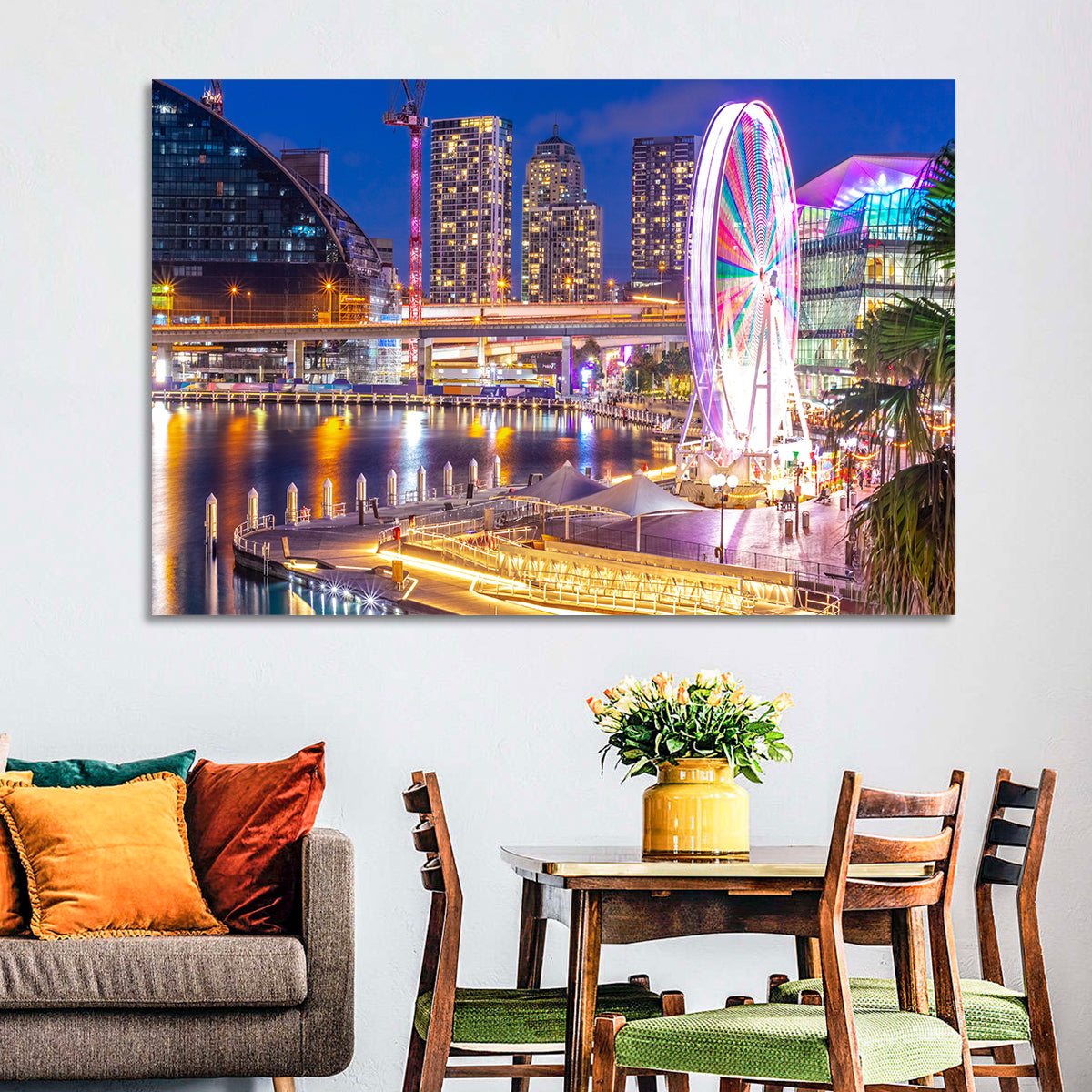Darling Harbour Nightscape Wall Art
