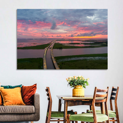 Mobile Bay Bridge Wall Art