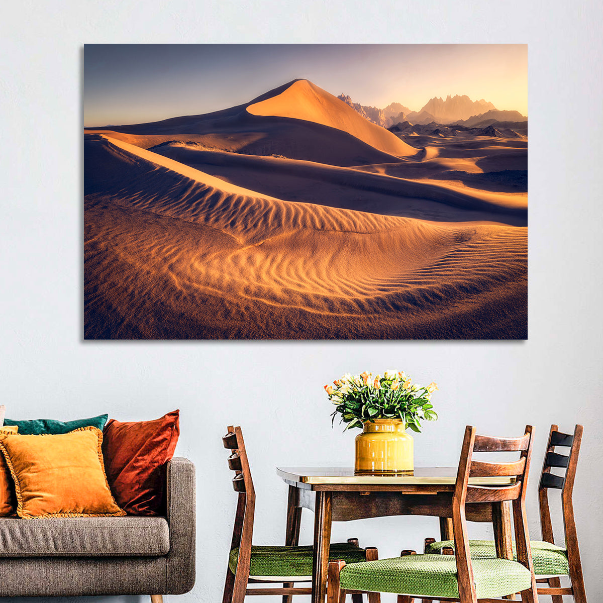 Tabuk Golden Hour Dunes Wall Art