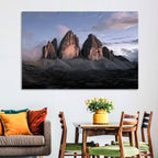 Tre Cime at Dusk Wall Art