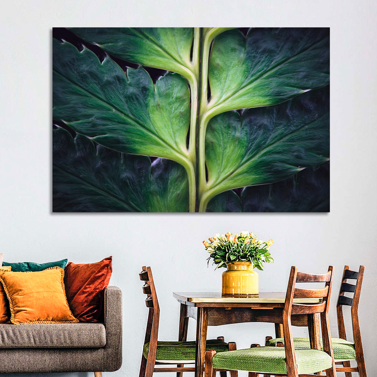 Green Leaf Wall Art