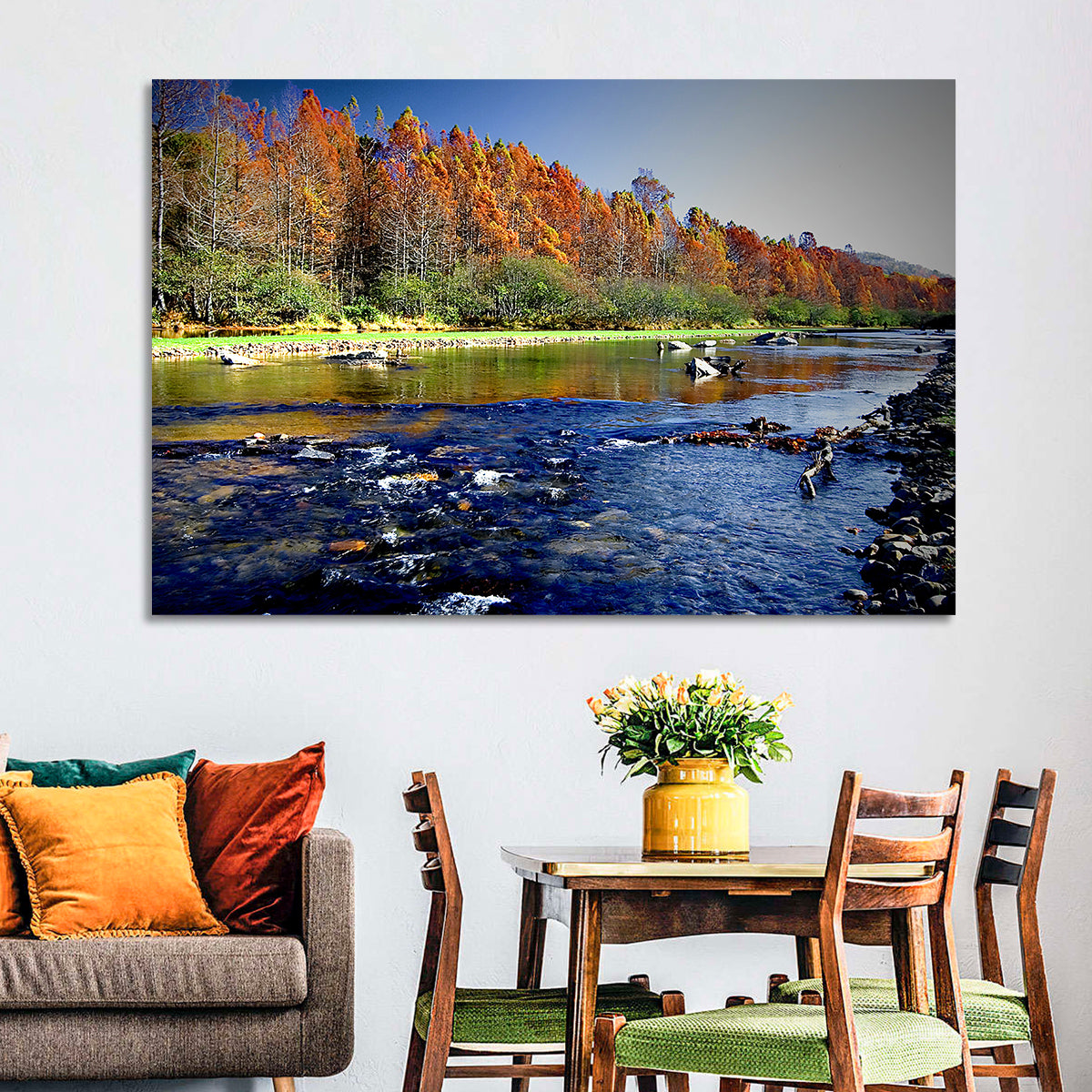 Beavers Bend State Park Wall Art in a room, landscape