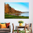 Lake Bolsena Autumn Shoreline Wall Art