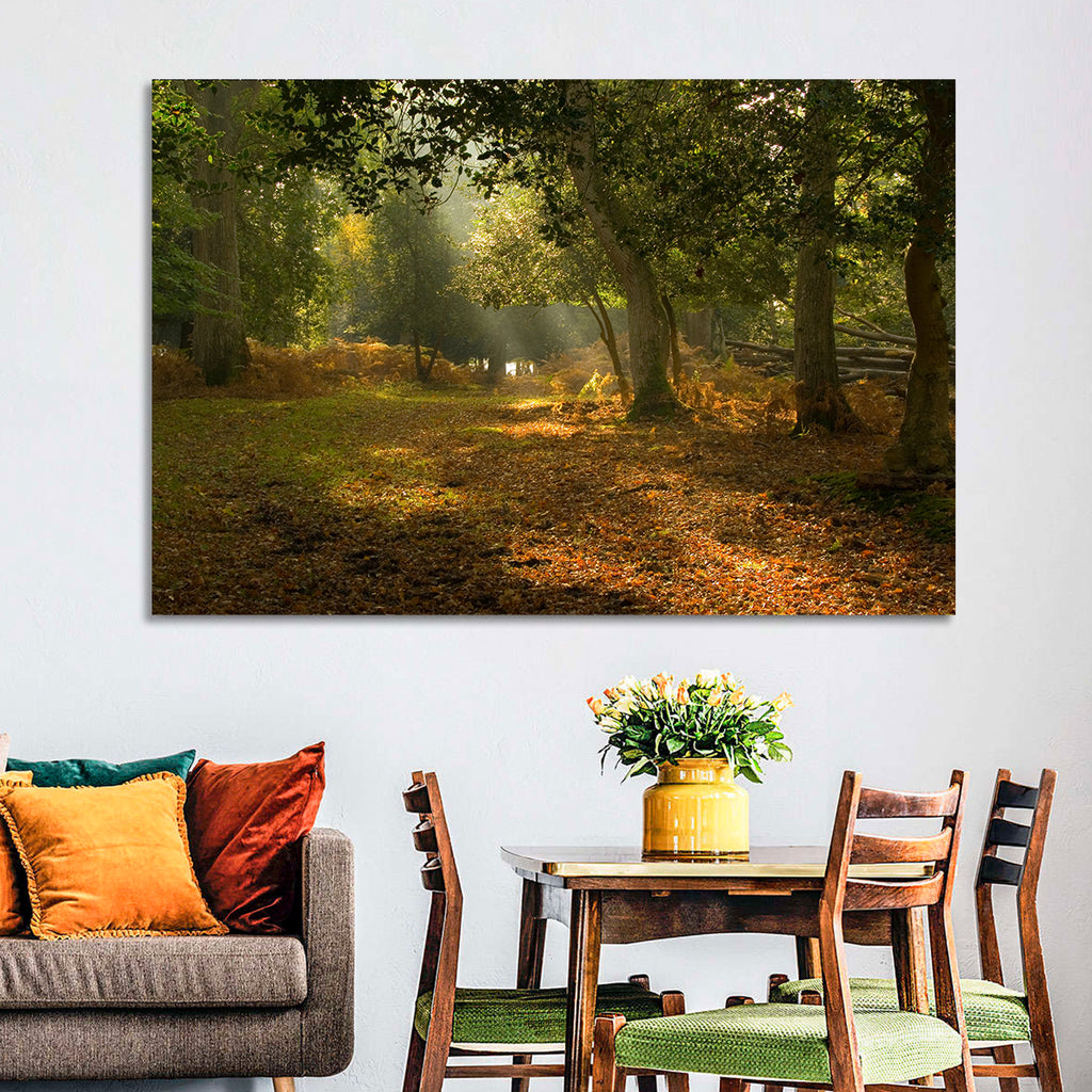 Autumn Forest Path, Hampshire Wall Art