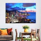 Victoria Harbour Skyline, Hong Kong Wall Art
