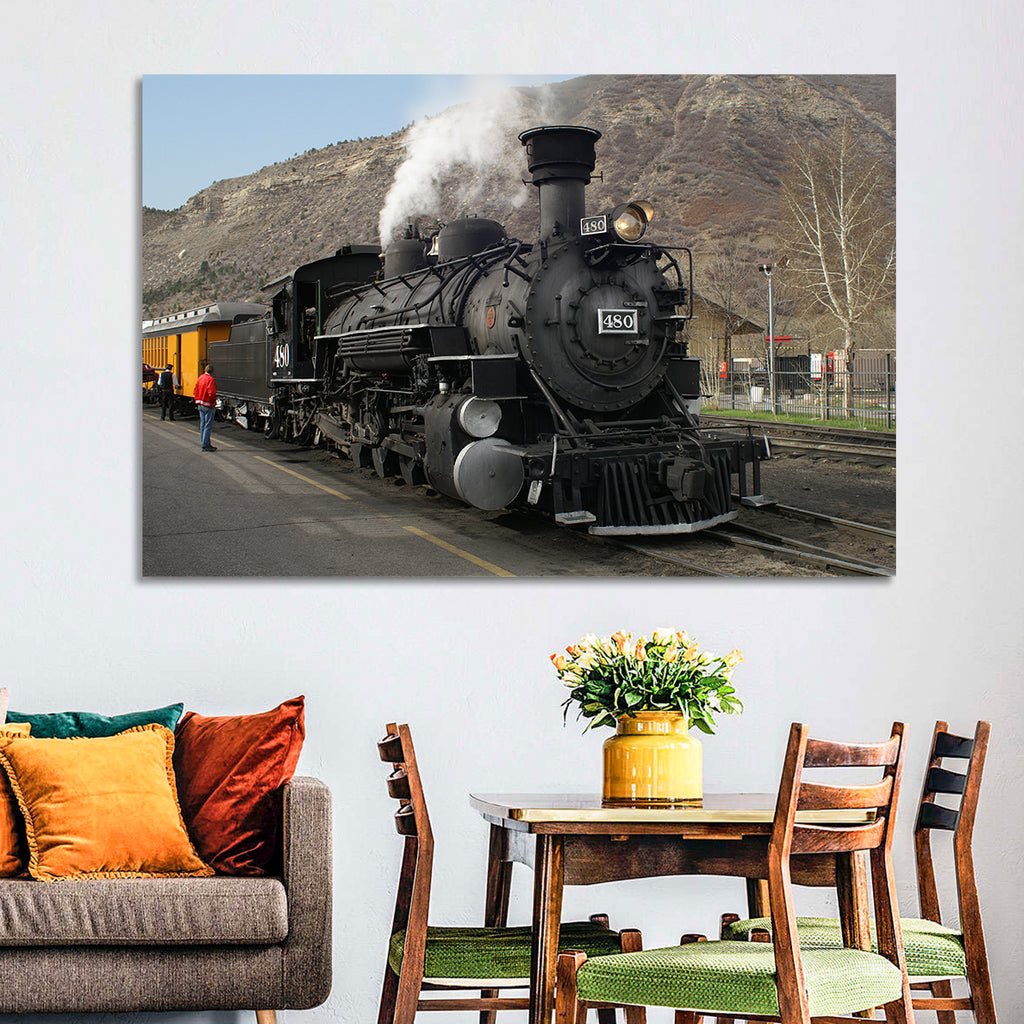Durango Steam Locomotive No. 480 Wall Art