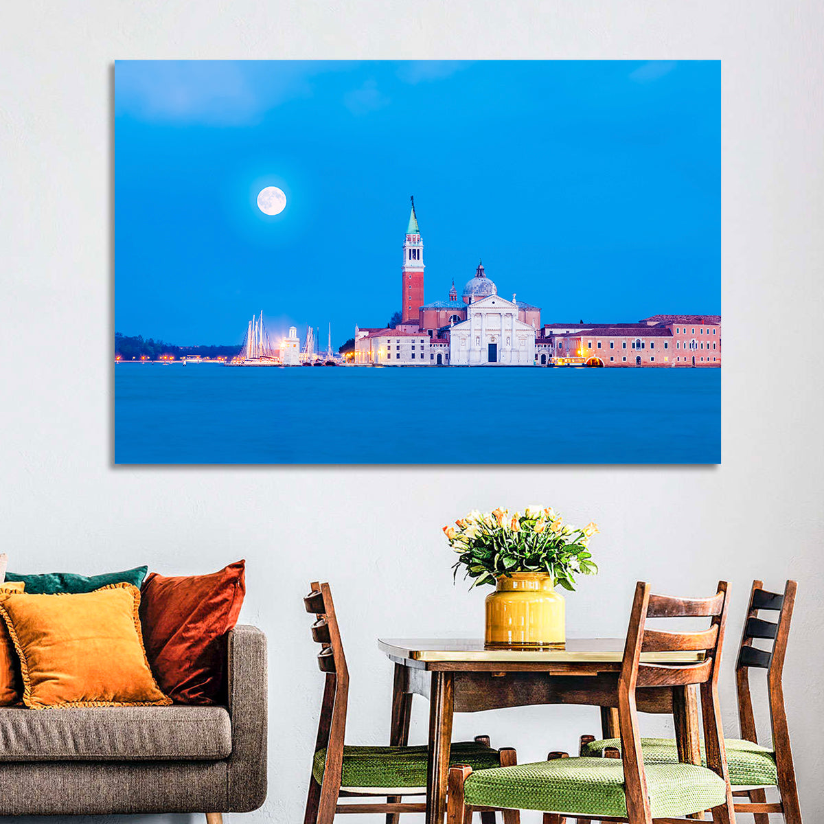 San Giorgio Maggiore Moonlight Wall Art