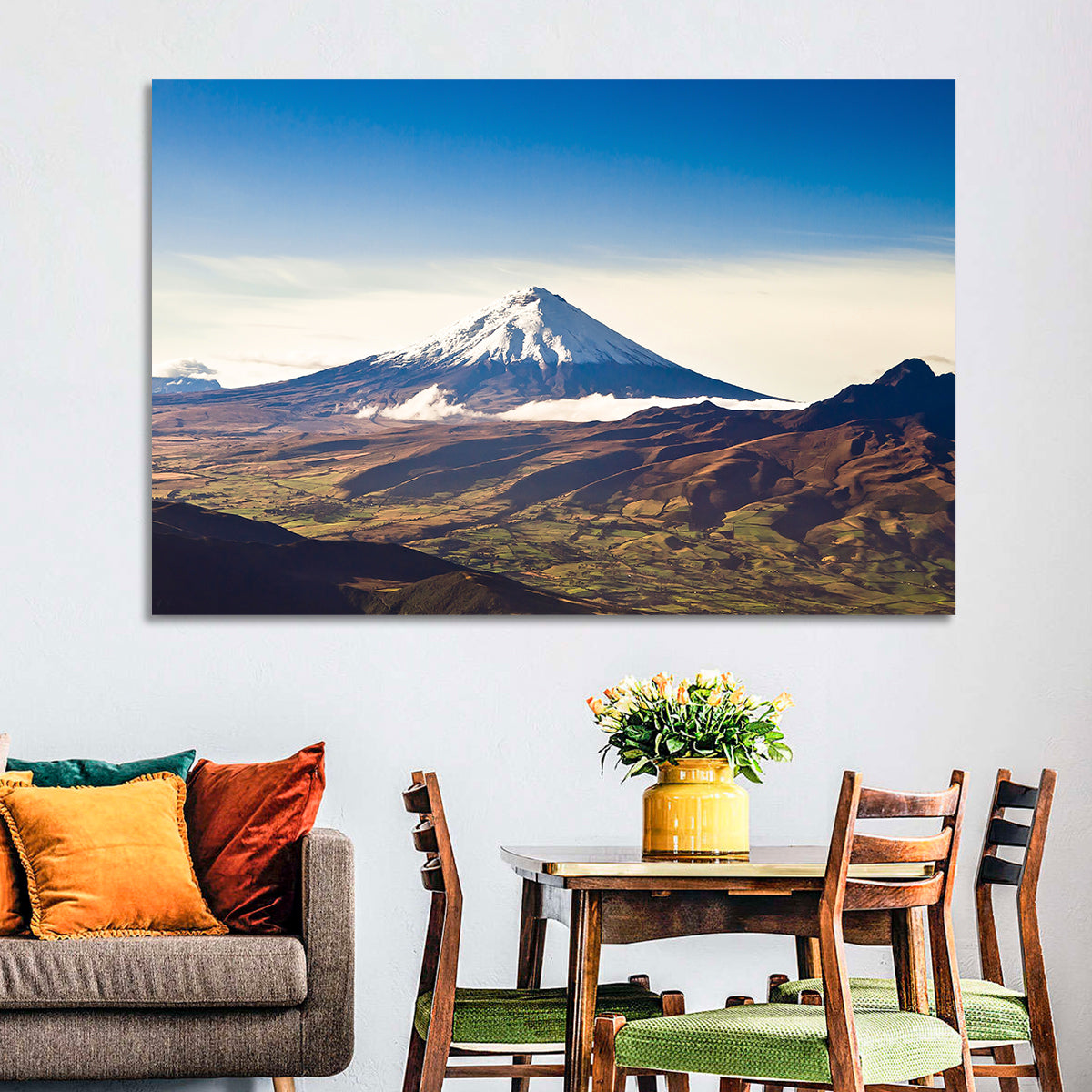 Cotopaxi Volcano Landscape Wall Art