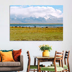 Mount Kailash from Lake Manasarovar Wall Art