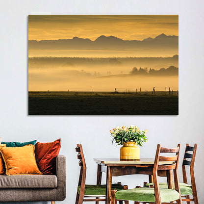 Hazy Bavaria Alps Wall Art