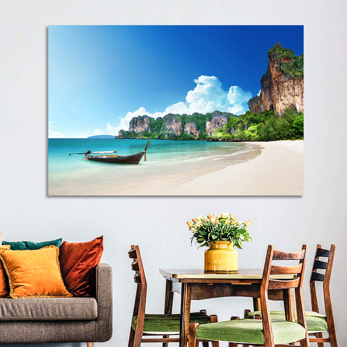 Railay Beach View, Krabi Wall Art