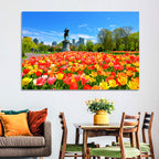 Boston Public Garden Tulips Wall Art