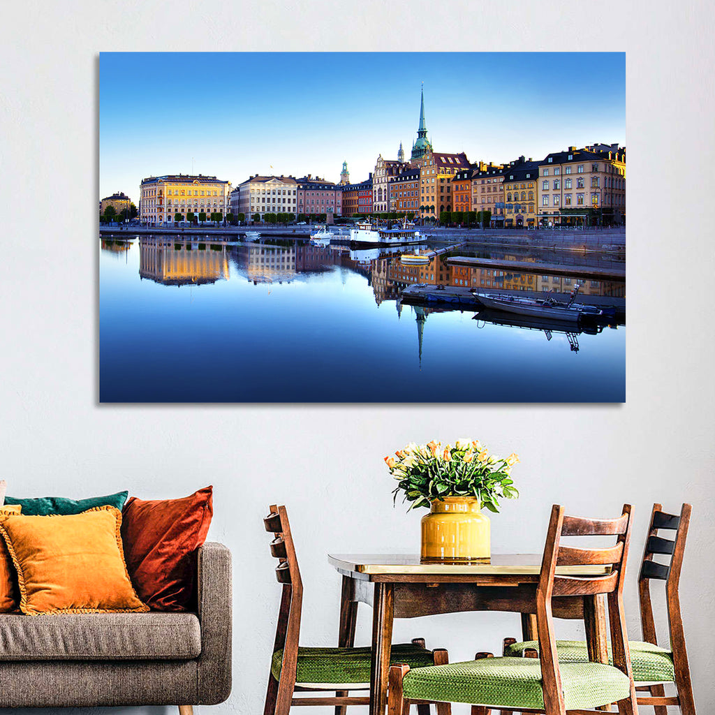 Gamla Stan Stockholm Skyline Wall Art