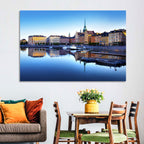 Gamla Stan Stockholm Skyline Wall Art
