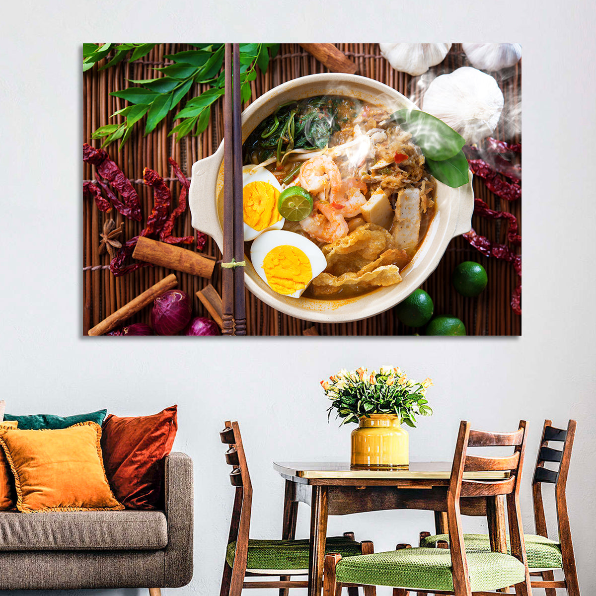 Malaysian Prawn Mee Bowl Wall Art