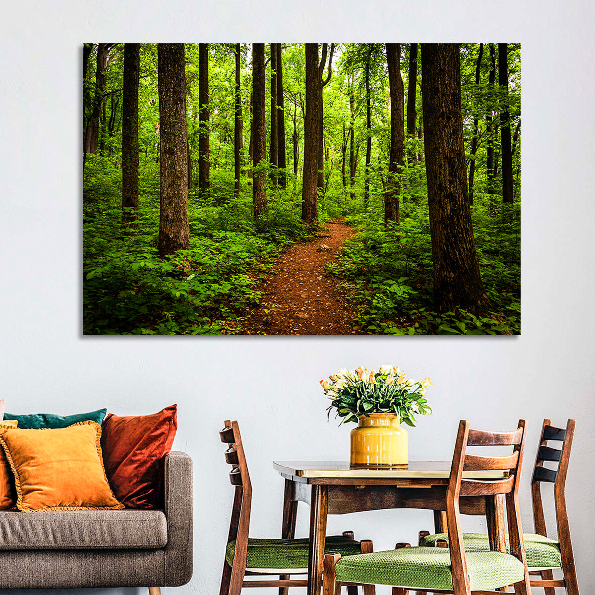 Shenandoah National Park Trail Wall Art in a room, landscape