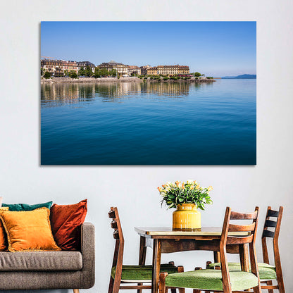Tranquil Lake Neuchatel Wall Art