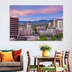 Boise Downtown at Golden Hour Wall Art