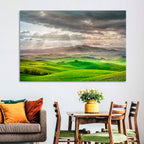 Tuscan Sunlit Hills Wall Art