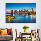 Brooklyn Bridge with Jane's Carousel Wall Art
