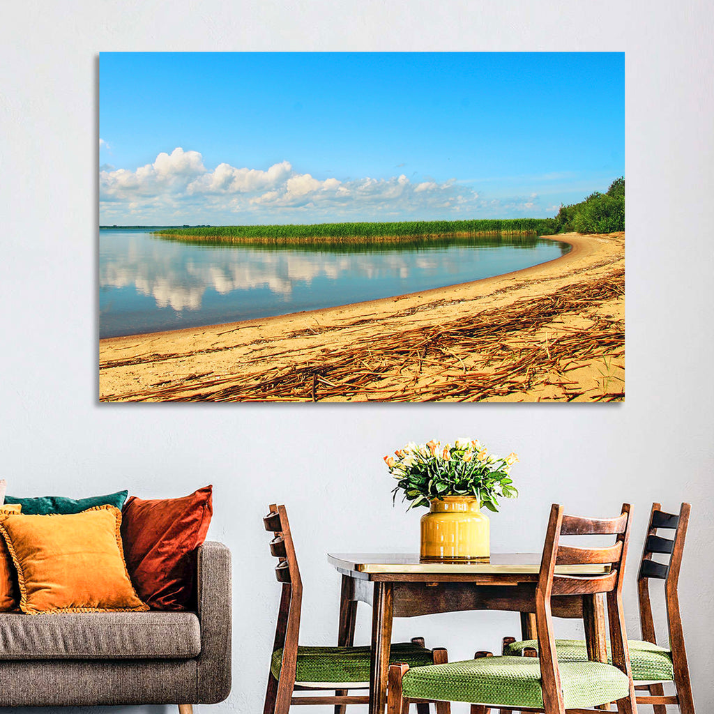 Lake Pskov Shoreline Wall Art