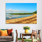 Lake Pskov Shoreline Wall Art