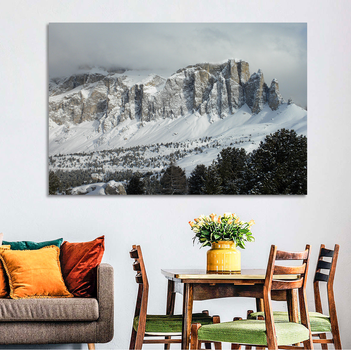 Gruppo Cella Mountains Wall Art