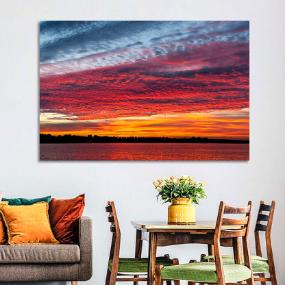 Lake Ijssel Sunset Wall Art