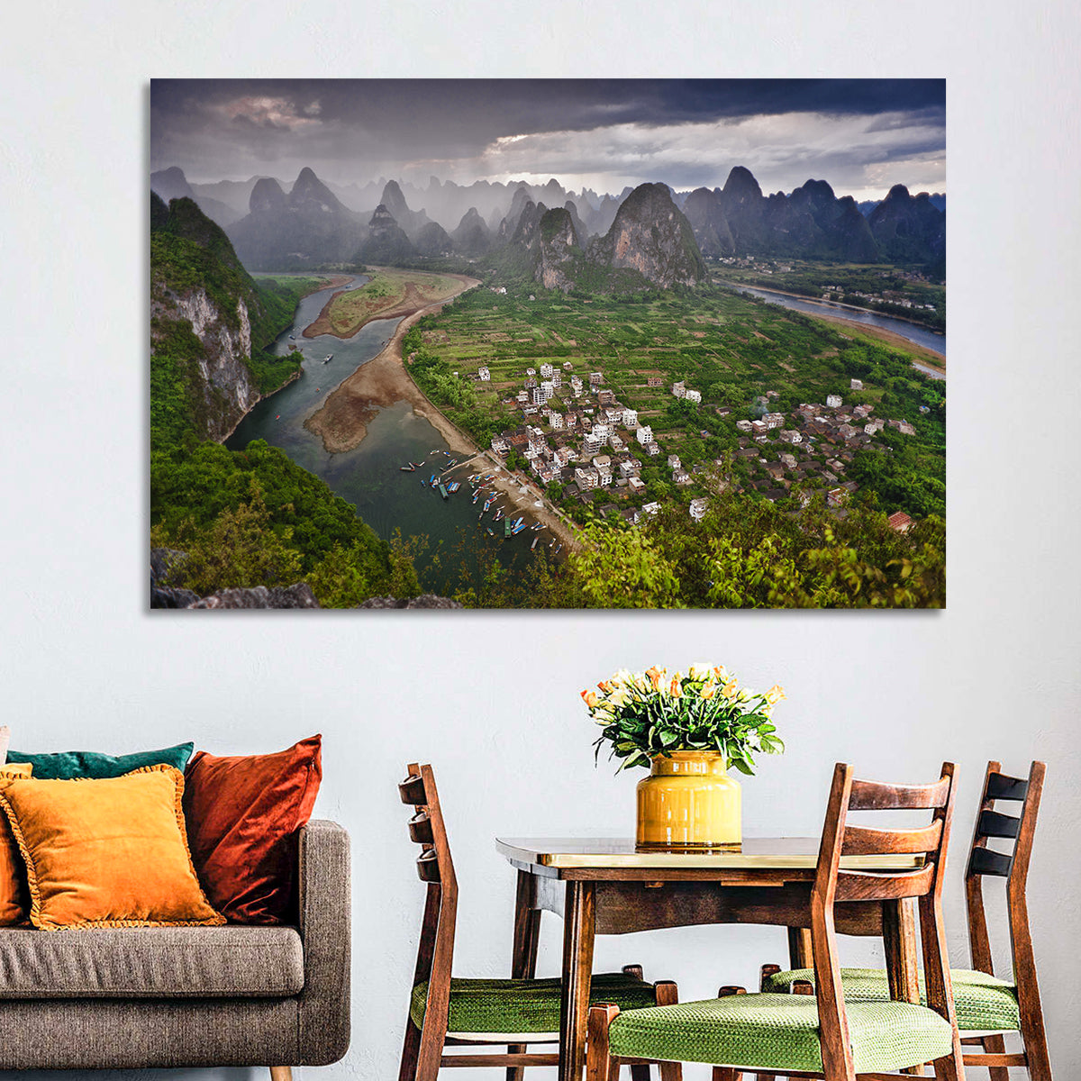 Laozhai Hill Karst Panorama Wall Art