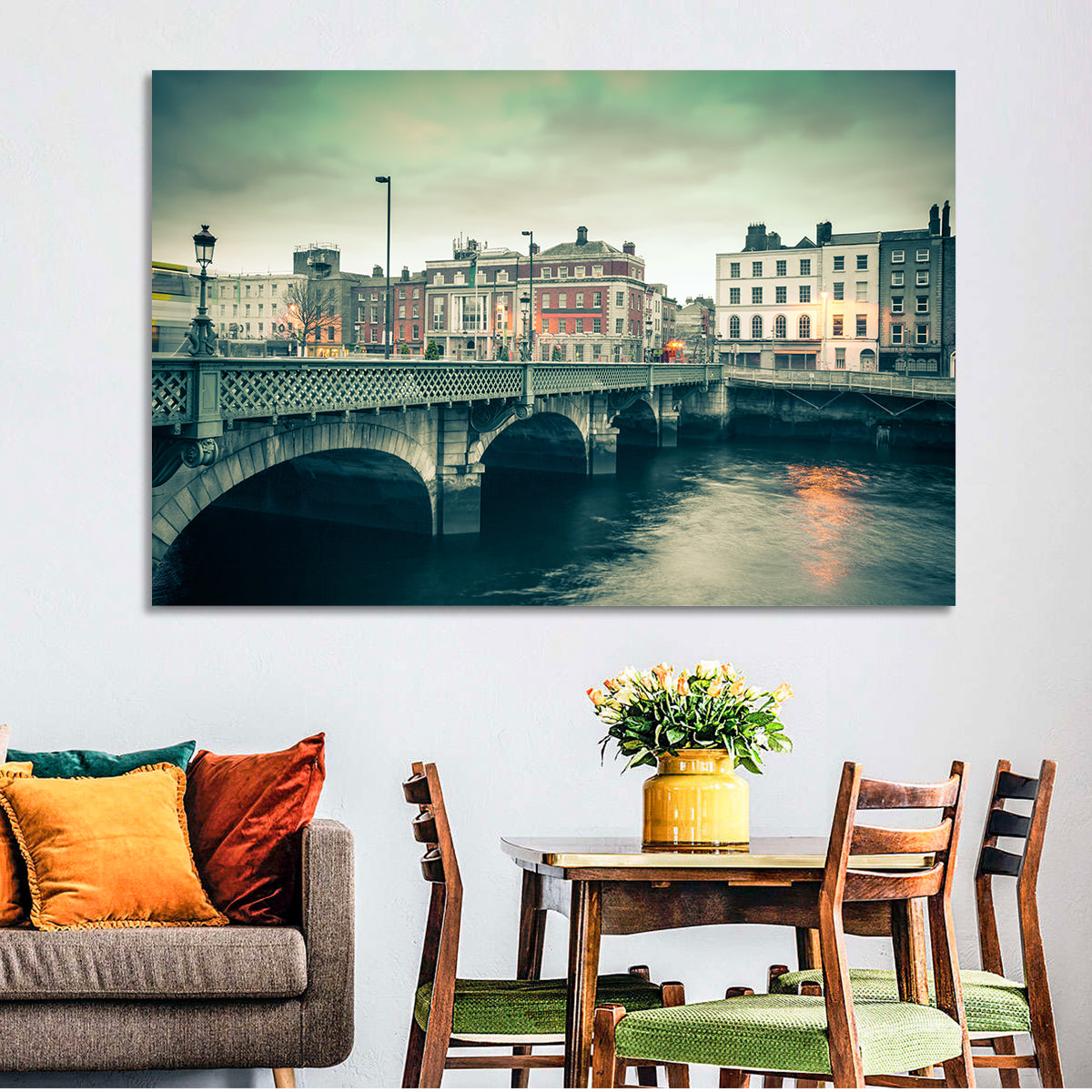 Grattan Bridge Twilight Wall Art