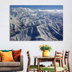 Snow-capped Afghan Mountains Wall Art