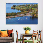 Lake Wissota Aerial Wall Art