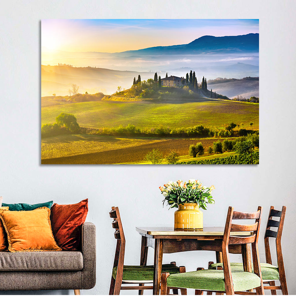 Tuscan Morning Landscape Wall Art