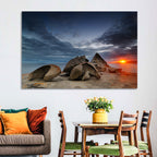 Remarkable Rocks Sunset, Kangaroo Island Wall Art