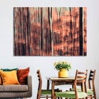 Autumn Forest Blur Wall Art