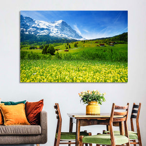 Alps Floral Field Wall Art