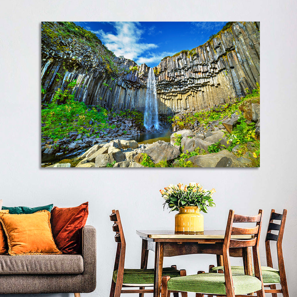 Svartifoss Basalt Falls Wall Art