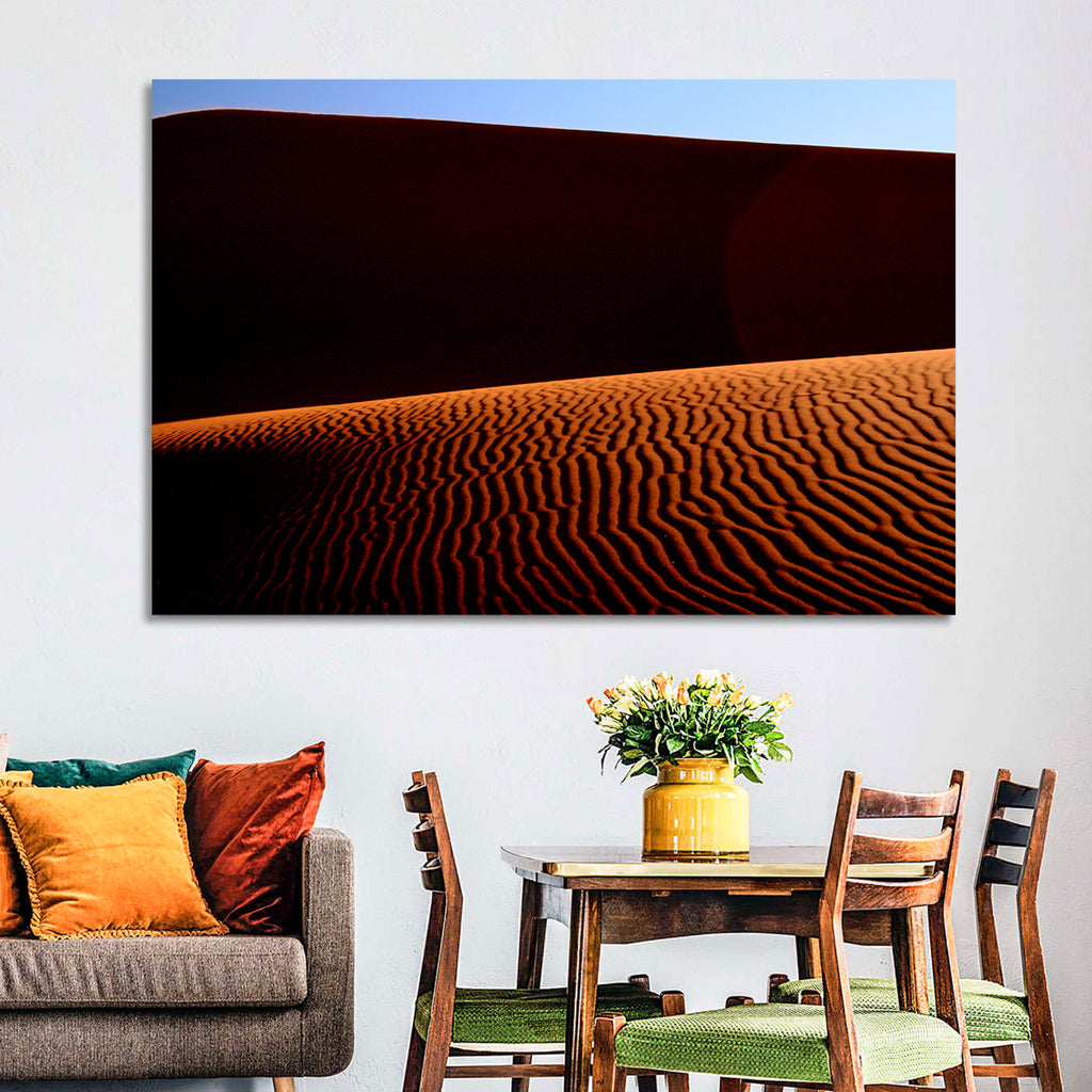 Golden Hour Sand Dunes Wall Art