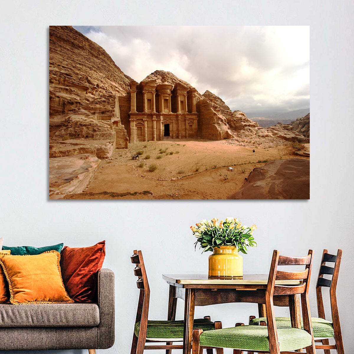 The Monastery of Petra, Jordan Wall Art