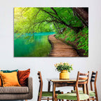 Plitvice Lakes Boardwalk Wall Art