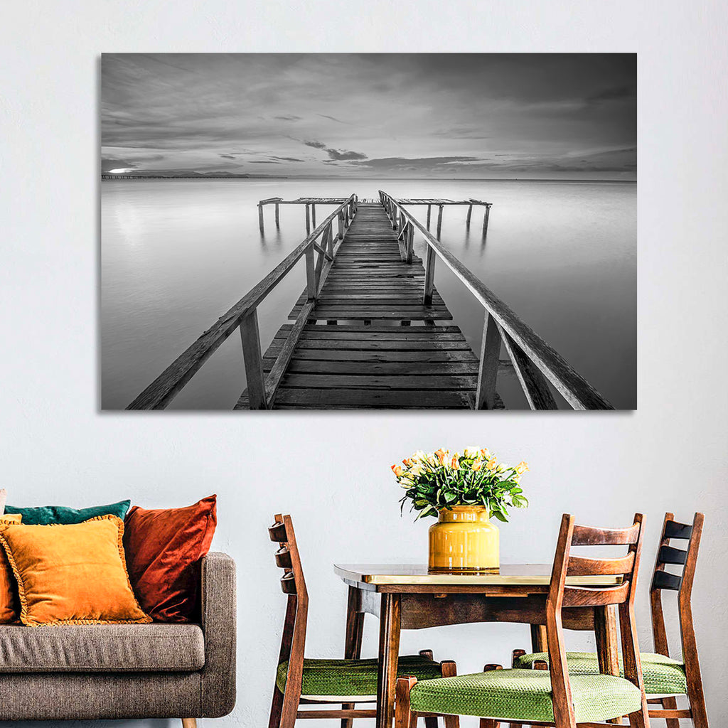 Teluk Tempoyak Jetty at Dusk Wall Art