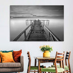 Teluk Tempoyak Jetty at Dusk Wall Art