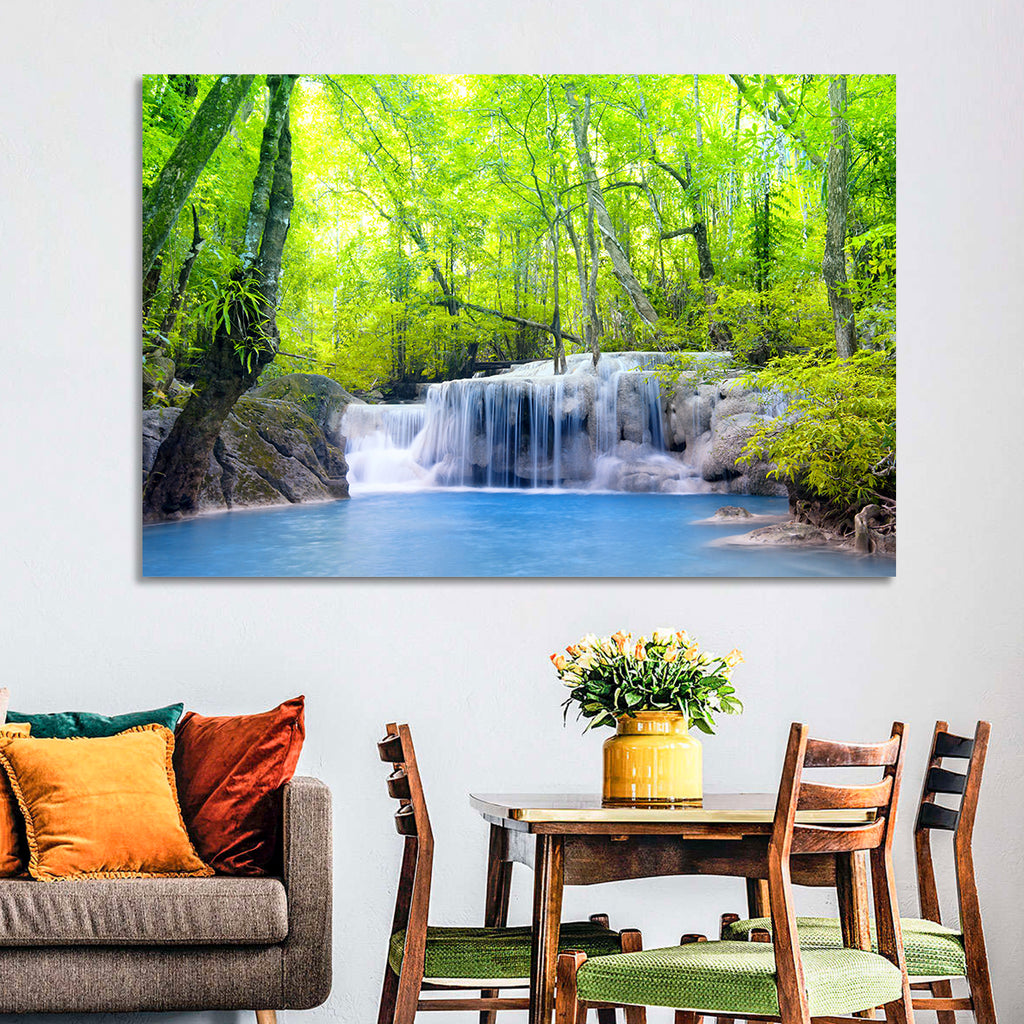 Erawan Falls, Kanchanaburi Wall Art