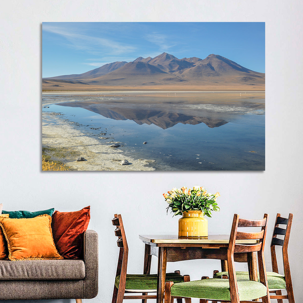 Sur Lipez Salt Lake Reflection Wall Art